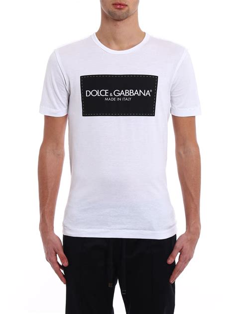 dolce gabbana t shirt white|dolce and gabbana shirt price.